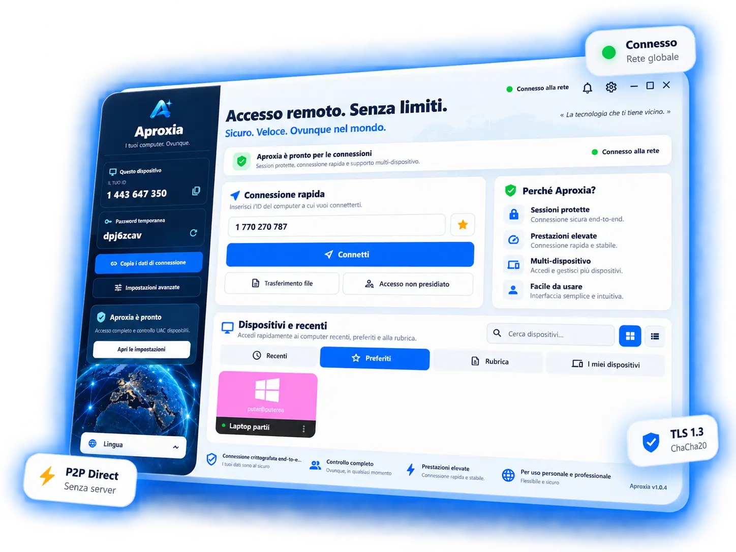 Simple remote access. Wherever you need it.
